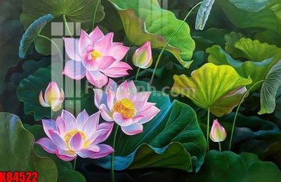 File gốc File tranh gốc tổng hợp K84522 (in tráng gương) ốp tường