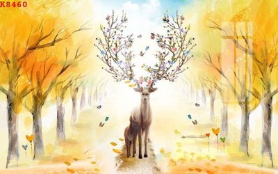 File tranh File gốc in tranh tổng hợp K8460 (gốc) in backlit film