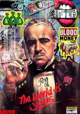 File gốc File tranh gốc tổng hợp K85159 (in 3D) cho trang trí