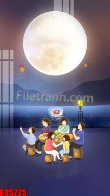 Hình ảnh file gốc in trần nhà File tranh gốc tổng hợp K85225