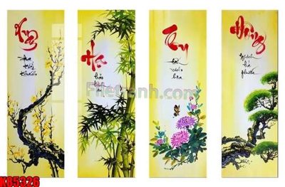 File ảnh File tranh gốc tổng hợp K85326 (gốc) in standee