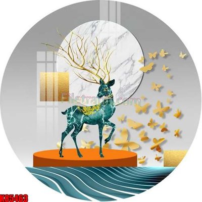 File in mica File tranh gốc tổng hợp K85463 (bản gốc) làm vách ngăn