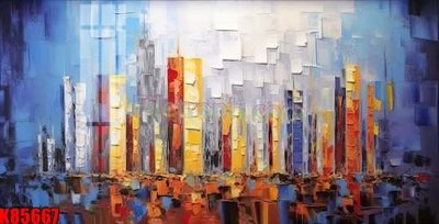 File in trần File tranh gốc tổng hợp K85667 (bản gốc) bầu trời