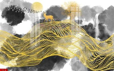 Download file File gốc in tranh tổng hợp tường nền K87015 (gốc) in mica bàn thờ