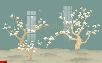 File ảnh File gốc in tranh tổng hợp tường nền K87018 (gốc) in Hiflex