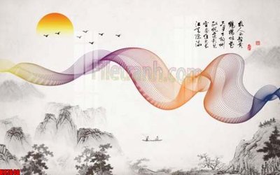 File tranh File gốc in tranh tổng hợp tường nền K87040 (bản gốc) treo quán cafe