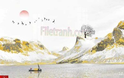 File gốc File gốc in tranh tổng hợp tường nền K87125 (thiết kế) độc quyền