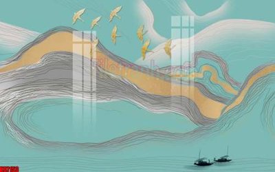 File in lụa File gốc in tranh tổng hợp tường nền K87153 (hoa văn) File gốc in tranh tổng hợp tường nền K87153