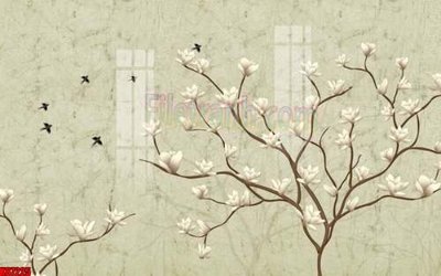 Download file tranh File gốc in tranh tổng hợp tường nền K87225 (file gốc PSD)