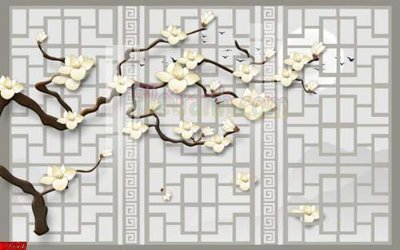 File in ấn cao cấp File gốc in tranh tổng hợp tường nền K87227 (file gốc)