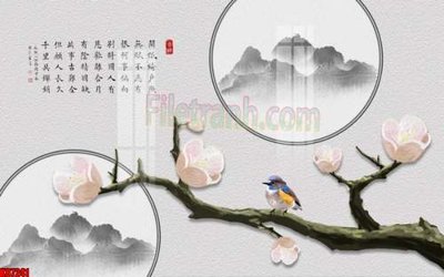 File in ấn File gốc in tranh tổng hợp tường nền K87241 (bản gốc) sắc nét