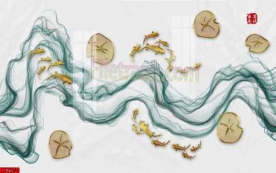 File gốc File gốc in tranh tổng hợp tường nền K87250 (phiên bản chuẩn) để in ấn