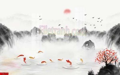 Mua file ảnh gốc File gốc in tranh tổng hợp tường nền K87332 (chất lượng cao)