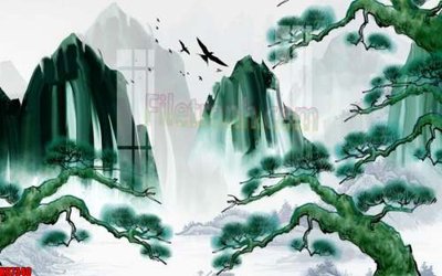 Tải file File gốc in tranh tổng hợp tường nền K87340 (gốc) làm tranh treo tường