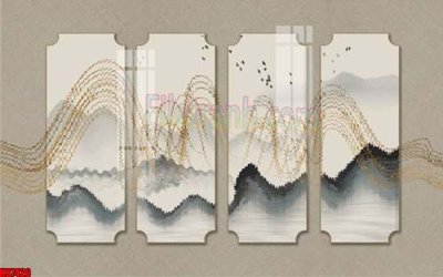 Tải file File gốc in tranh tổng hợp tường nền K87426 (ảnh gốc) in tráng gương