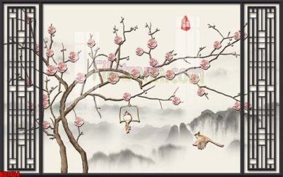 File ảnh File gốc in tranh tổng hợp tường nền K87454 (gốc) cho trang trí nhà hàng