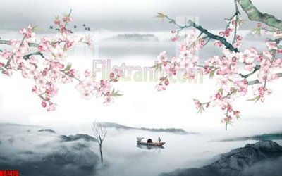 File gốc File gốc in tranh tổng hợp tường nền K87476 (in tráng gương) sang trọng