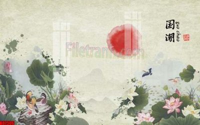 File PSD File gốc in tranh tổng hợp tường nền K87506 (gốc) cho in quảng cáo