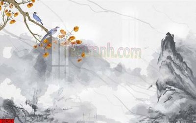 File tranh File gốc in tranh tổng hợp tường nền K87560 (bản gốc) in lụa dán tường