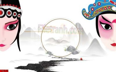 File gốc File gốc in tranh tổng hợp tường nền K87565 (cho in UV) siêu nét