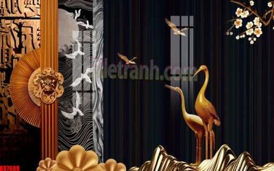 File tranh File gốc in tranh tổng hợp tường nền K87609 (ảnh gốc) độ nét vượt trội