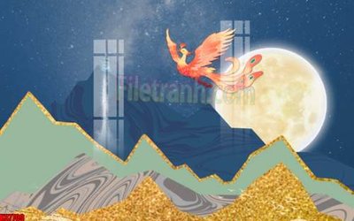 File tranh File gốc in tranh tổng hợp tường nền K87709 (gốc) chủ đề thiên nhiên