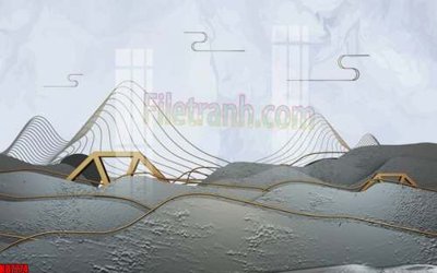 Tải file PSD File gốc in tranh tổng hợp tường nền K87774 (nguyên layer) để in