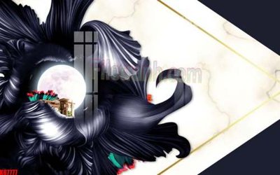 File gốc File gốc in tranh tổng hợp tường nền K87777 (cho in 3D) độc đáo