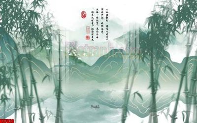 Download file gốc File gốc in tranh tổng hợp tường nền K87828 (in lụa) nghệ thuật