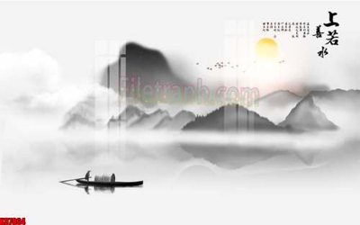 File tranh File gốc in tranh tổng hợp tường nền K87864 (bản gốc) in lụa 3D