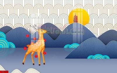 Download file gốc File gốc in tranh tổng hợp tường nền K87880 (dùng cho in ấn)