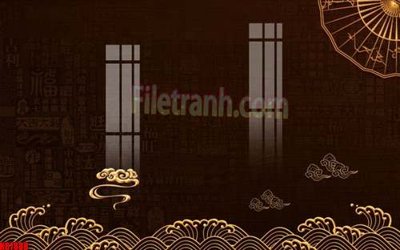 File in lụa File gốc in tranh tổng hợp tường nền K87888 (chất lượng cao) File gốc in tranh tổng hợp tường nền K87888