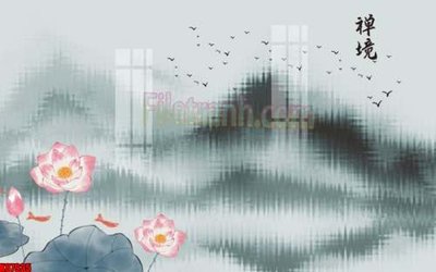 File in ấn chuyên nghiệp File gốc in tranh tổng hợp tường nền K87935 (file gốc)