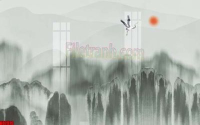 Tải file gốc File gốc in tranh tổng hợp tường nền K87979 (in bạt) quảng cáo