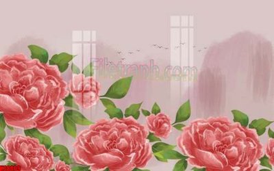 File tranh gốc File gốc in tranh tổng hợp tường nền K88009 chủ đề hiện đại