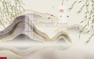 Tải file File gốc in tranh tổng hợp tường nền K88010 (gốc) để in ấn ngay