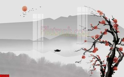 File in mica File gốc in tranh tổng hợp tường nền K88028 (bản gốc) siêu trong