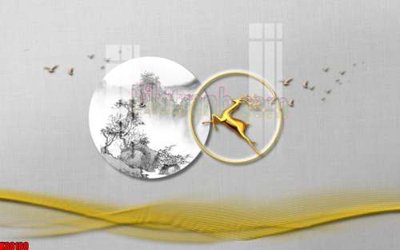 File PSD File gốc in tranh tổng hợp tường nền K88100 (bản gốc) độ phân giải cao