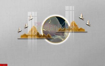 File gốc File gốc in tranh tổng hợp tường nền K88120 (in lụa) tranh phong thủy