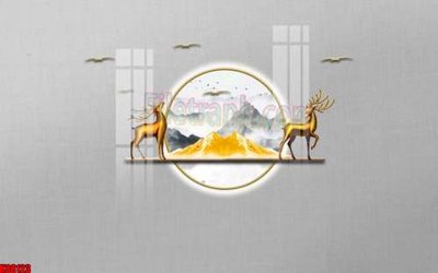 File in trần File gốc in tranh tổng hợp tường nền K88123 (file gốc) xuyên sáng