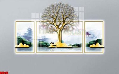 Tải file gốc File gốc in tranh tổng hợp tường nền K88142 (bản PSD) đầy đủ layer