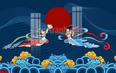 File PSD File gốc in tranh tổng hợp tường nền K88331 (bản gốc) cho nhà in