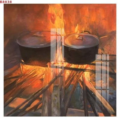 File in trần File gốc in tranh tổng hợp K8838 (bản gốc 3D) sống động