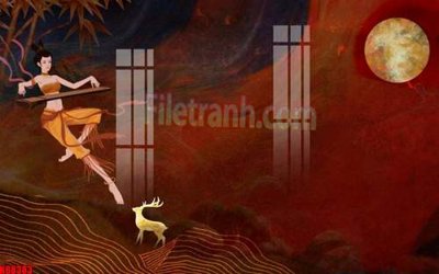 File gốc File gốc in tranh tổng hợp tường nền K88383 (trang trí) cho phòng khách