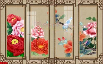 File gốc File gốc in tranh tổng hợp tường nền K88504 (ảnh chi tiết) để in trần