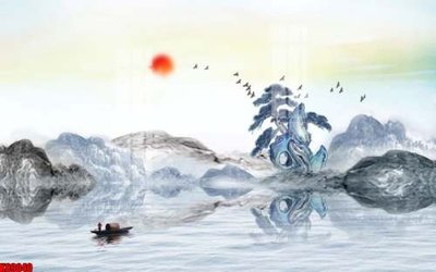 File gốc File tranh gốc tổng hợp tranh nền tường đẹp K89040 (PSD/TIFF) độ phân giải cao