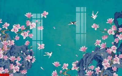 Download file gốc File tranh gốc tổng hợp tranh nền tường đẹp K89093 (in mica) 3D