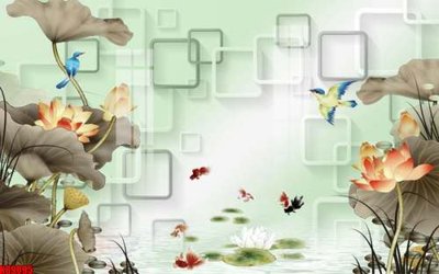 Hình ảnh file gốc File tranh gốc tổng hợp tranh nền tường đẹp K89095 (chất lượng cao)