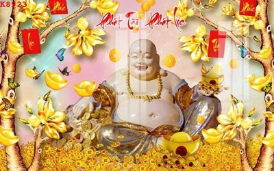 File gốc File gốc in tranh tổng hợp K8923 (in lụa) cao cấp