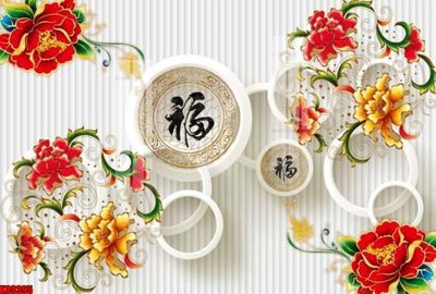 File gốc File tranh gốc tổng hợp tranh nền tường đẹp K89395 (in mica) trang trí